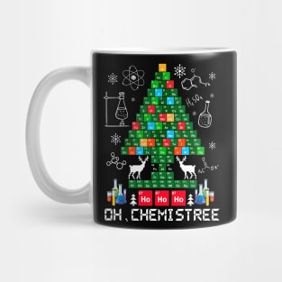Oh Chemistree Chemist Christmas Tree Science Chemistry Xmas Mug